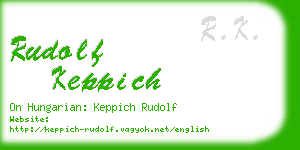 rudolf keppich business card